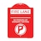 Signmission Fire Lane No Parking or Standing Anytime W/ No Parking Heavy-Gauge Alum, 18" x 24", RW-1824-24006 A-DES-RW-1824-24006 - alternate 1